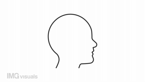Animated reward linear icon. Achievement motivation. Champion mindset. Winner trophy. Seamless loop HD video with alpha channel on transparent background. Outline motion graphic animation