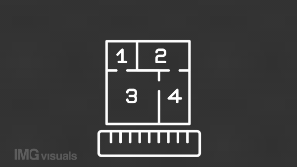 Room area white line animation. Square meter. Apartment plan. Floor space. House project. Seamless loop HD video with alpha channel on transparent background. Animated outline icon for night mode