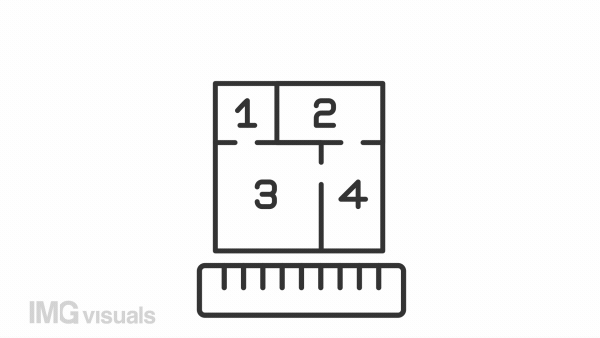 Room area linear animation. Square meter. Apartment plan. Floor space. House project. Furniture arrangement. Seamless loop HD video with alpha channel on transparent background. Animated outline icon