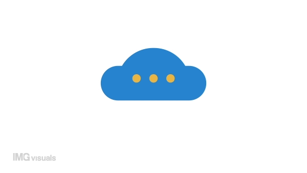 Animated cloud with drops preloader. Raining droplets. Waiting process. 4K video footage with alpha channel transparency. Website loader. Colorful loading progress icon animation for web UI design