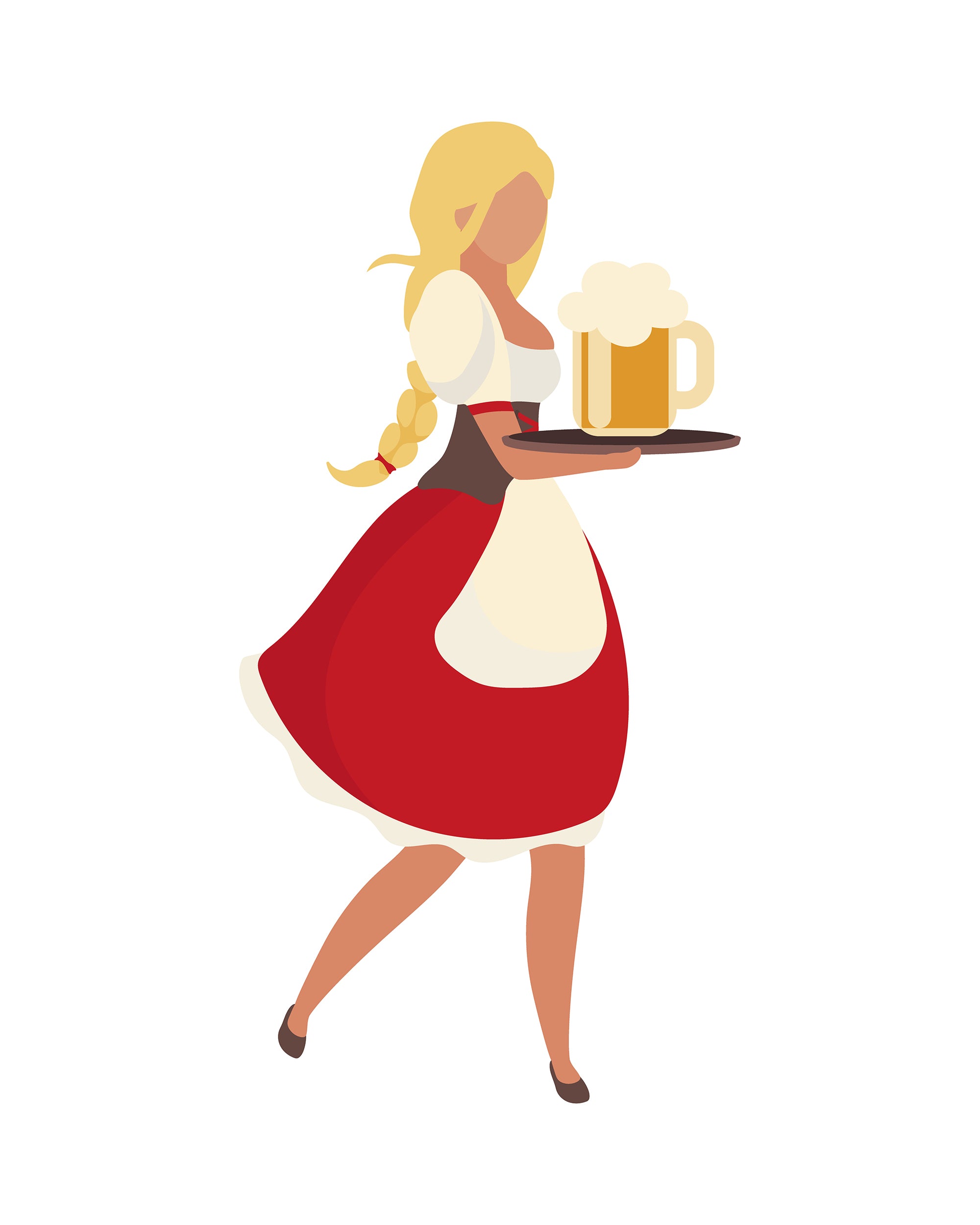 Oktoberfest flat vector illustration bundle