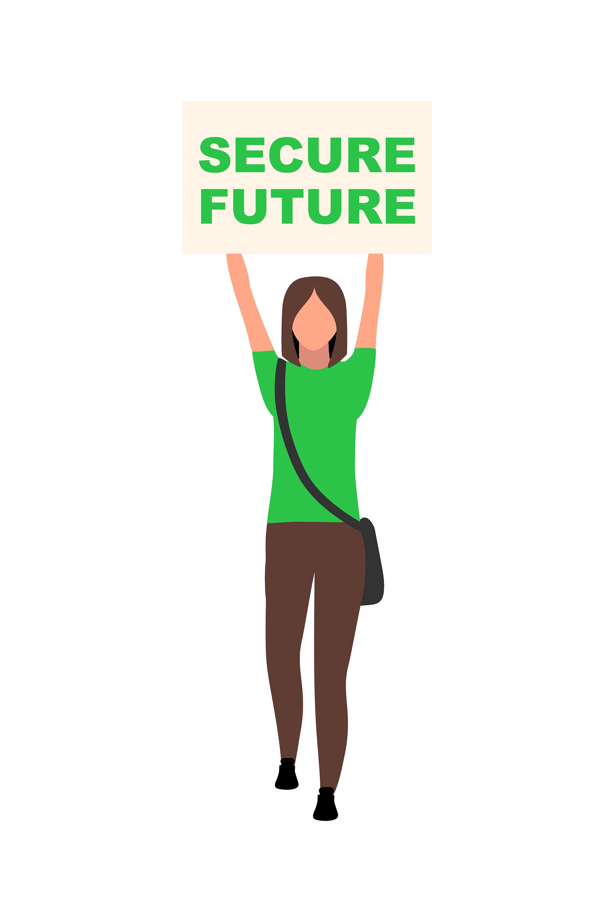Environmental movement flat concept vector illustrations set