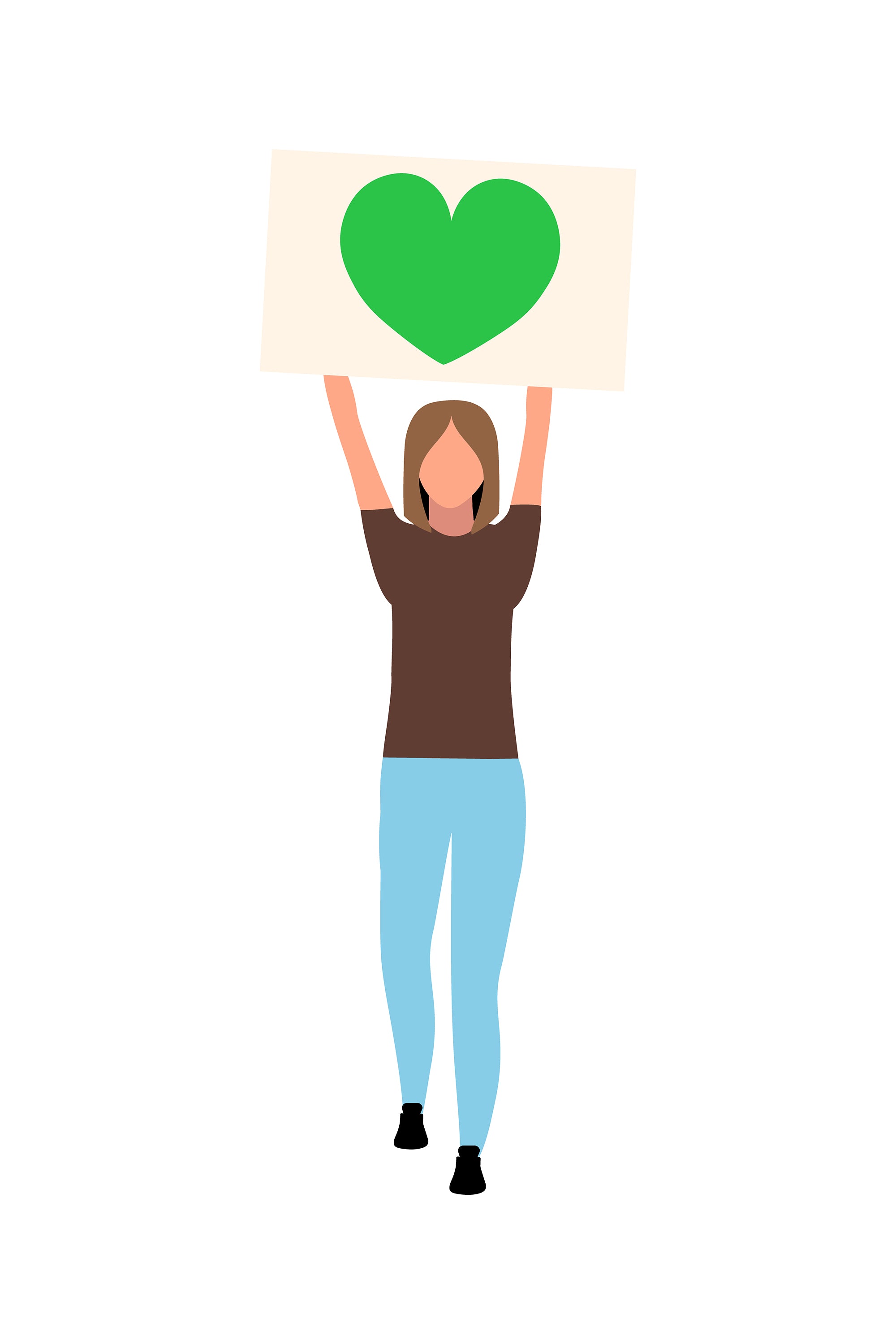 Environmental movement flat concept vector illustrations set