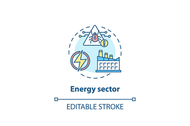 Cybersecurity concept icons bundle
