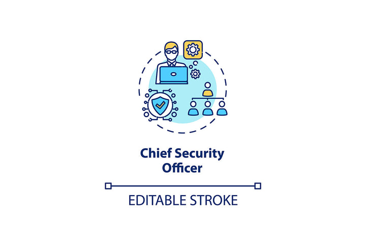 Cybersecurity concept icons bundle