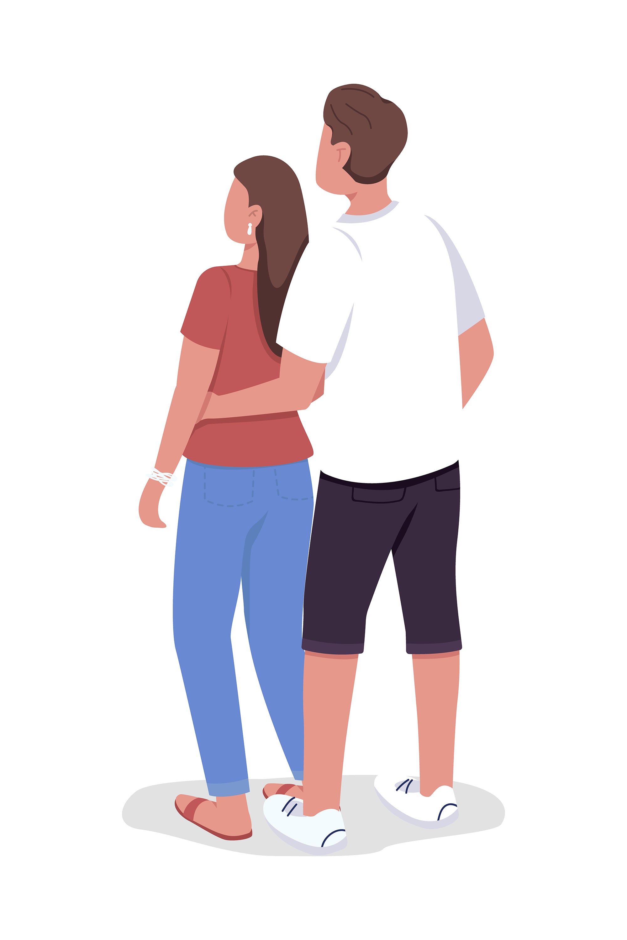 City life color vector character bundle