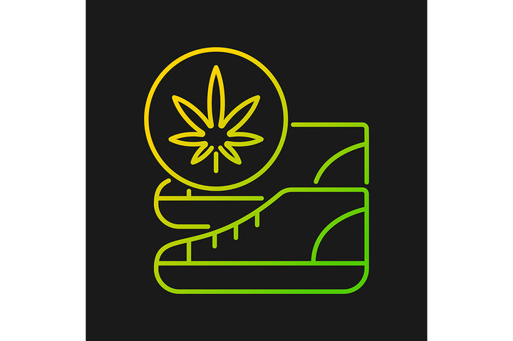 Recycled materials gradient icons set for dark and light mode