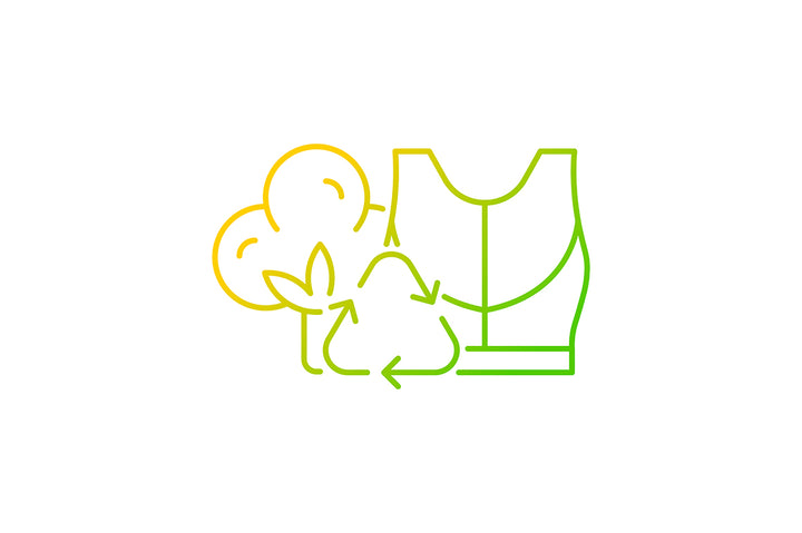 Recycled materials gradient icons set for dark and light mode