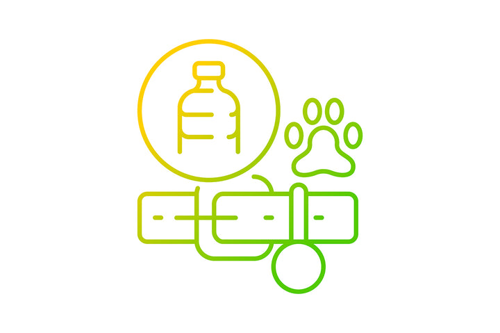 Recycled materials gradient icons set for dark and light mode