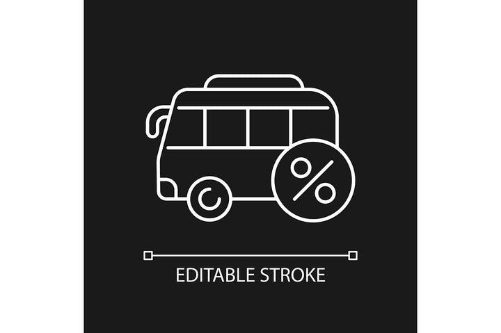 Employee perks and bonuses linear icons set for dark and light mode