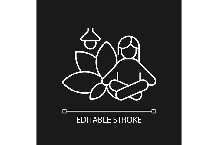 Employee perks and bonuses linear icons set for dark and light mode