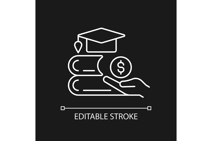 Employee perks and bonuses linear icons set for dark and light mode