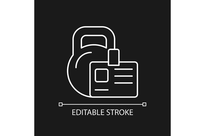 Employee perks and bonuses linear icons set for dark and light mode