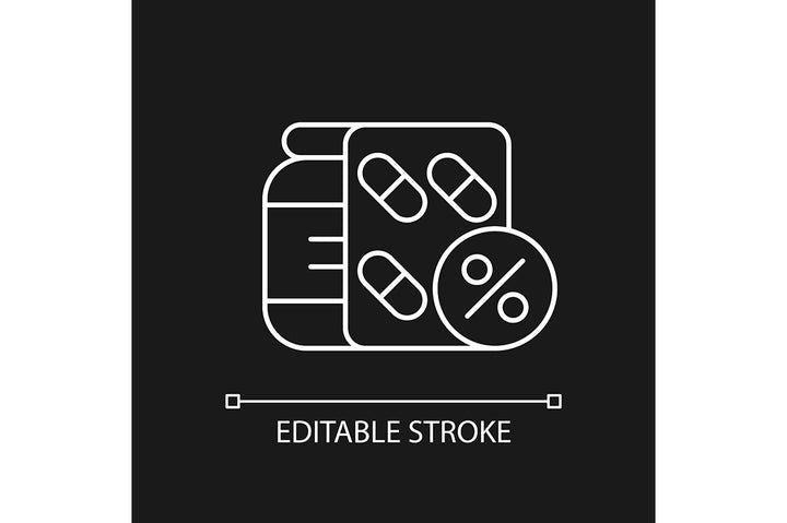 Employee perks and bonuses linear icons set for dark and light mode