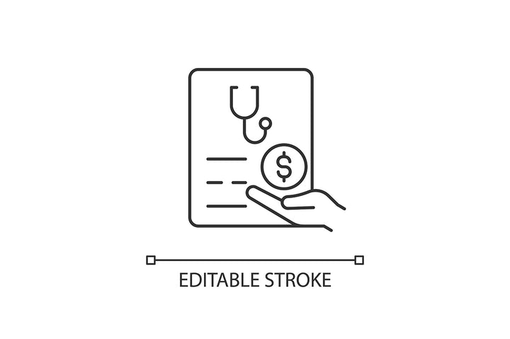 Employee perks and bonuses linear icons set for dark and light mode