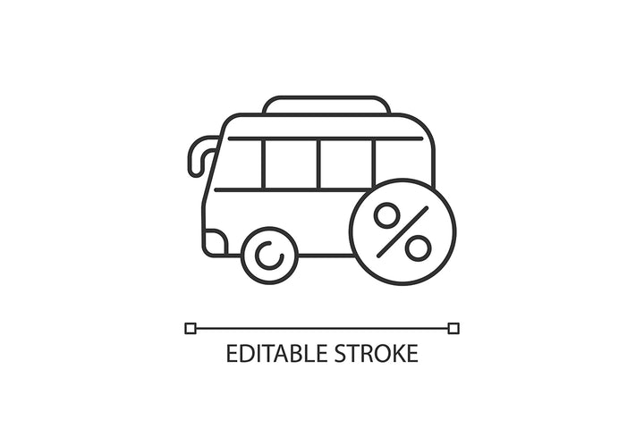 Employee perks and bonuses linear icons set for dark and light mode