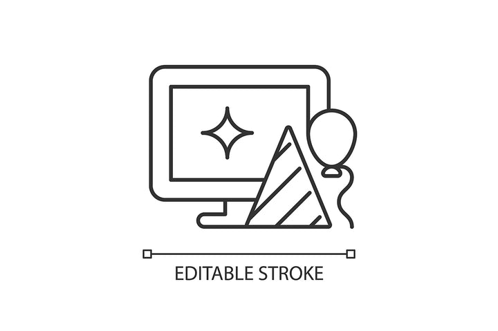 Employee perks and bonuses linear icons set for dark and light mode