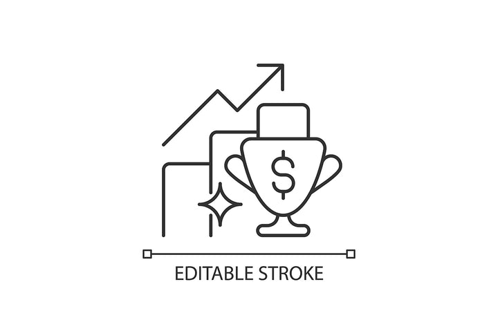Employee perks and bonuses linear icons set for dark and light mode
