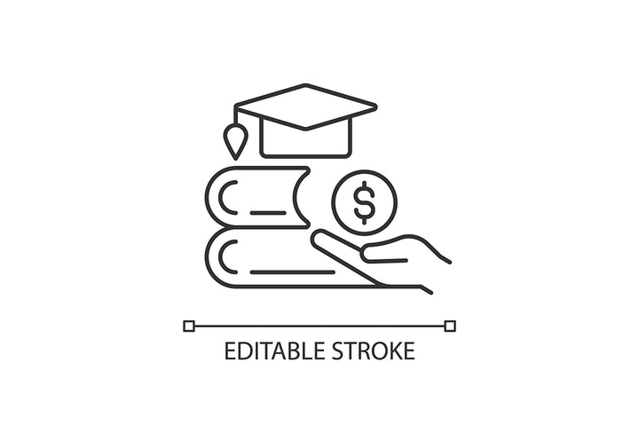 Employee perks and bonuses linear icons set for dark and light mode