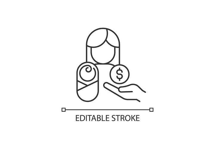 Employee perks and bonuses linear icons set for dark and light mode