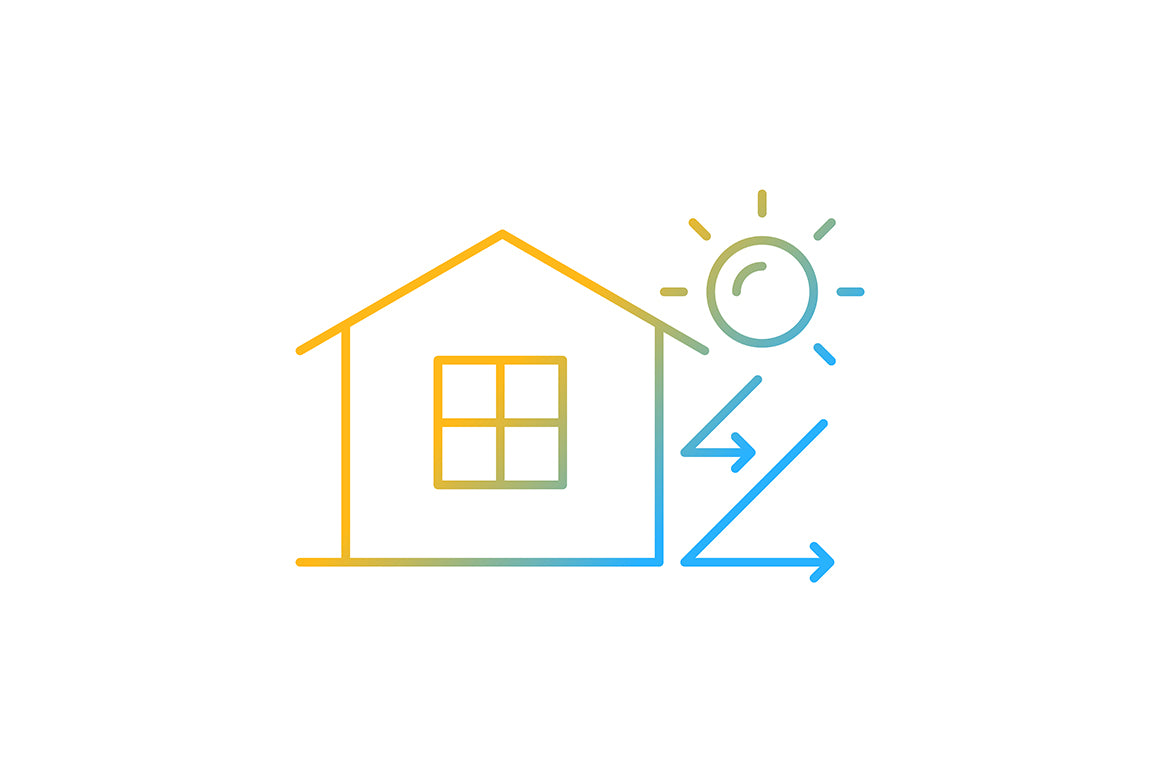 Building safety requirements gradient icons set for dark and light mode