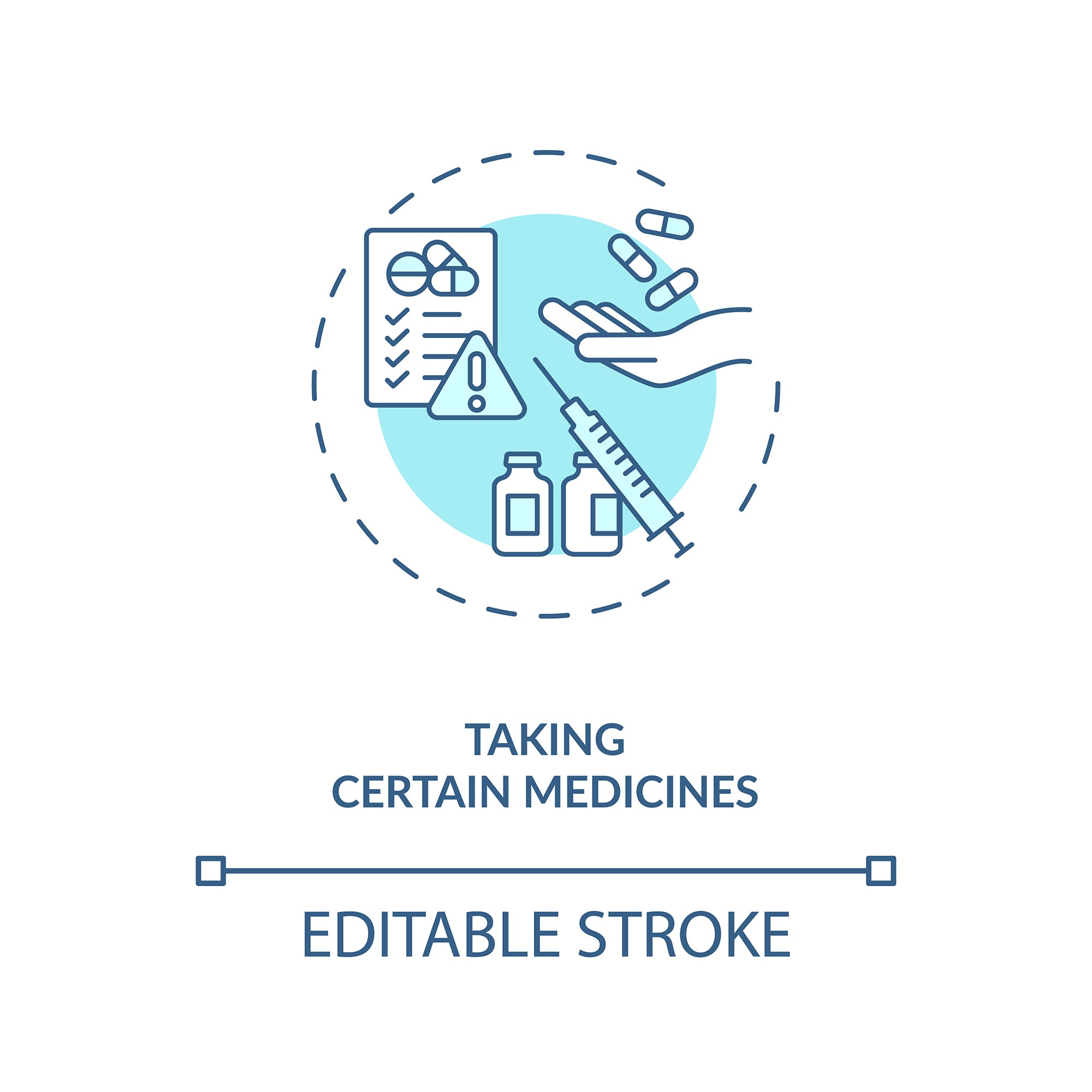Eye health concept icons bundle