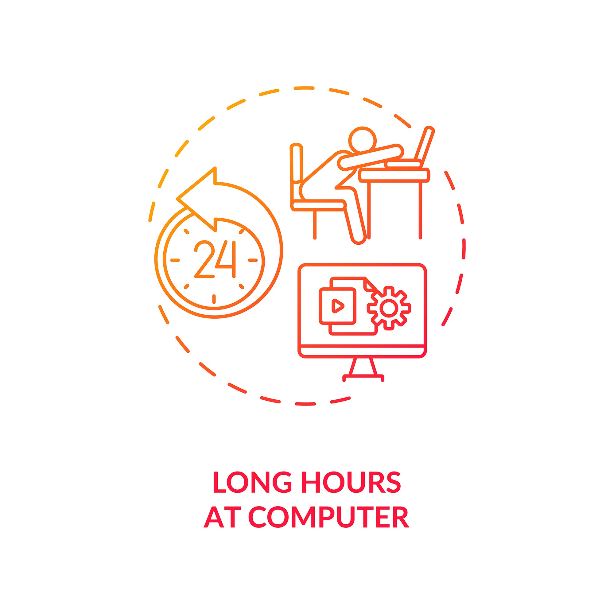 Eye health concept icons bundle
