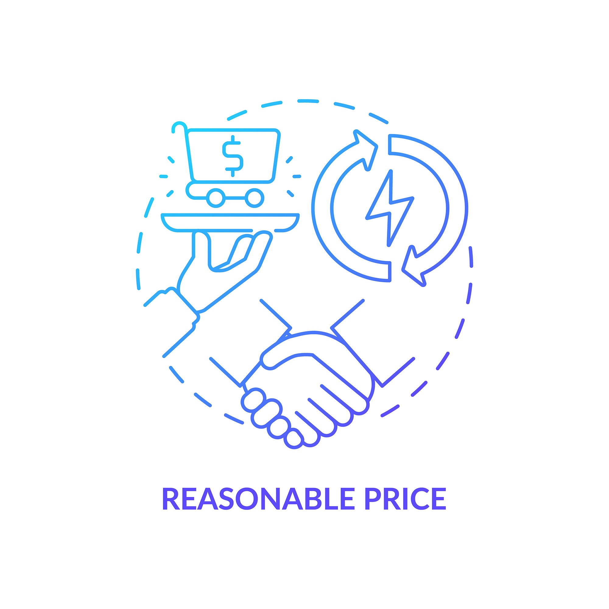 Energy security concept icons bundle