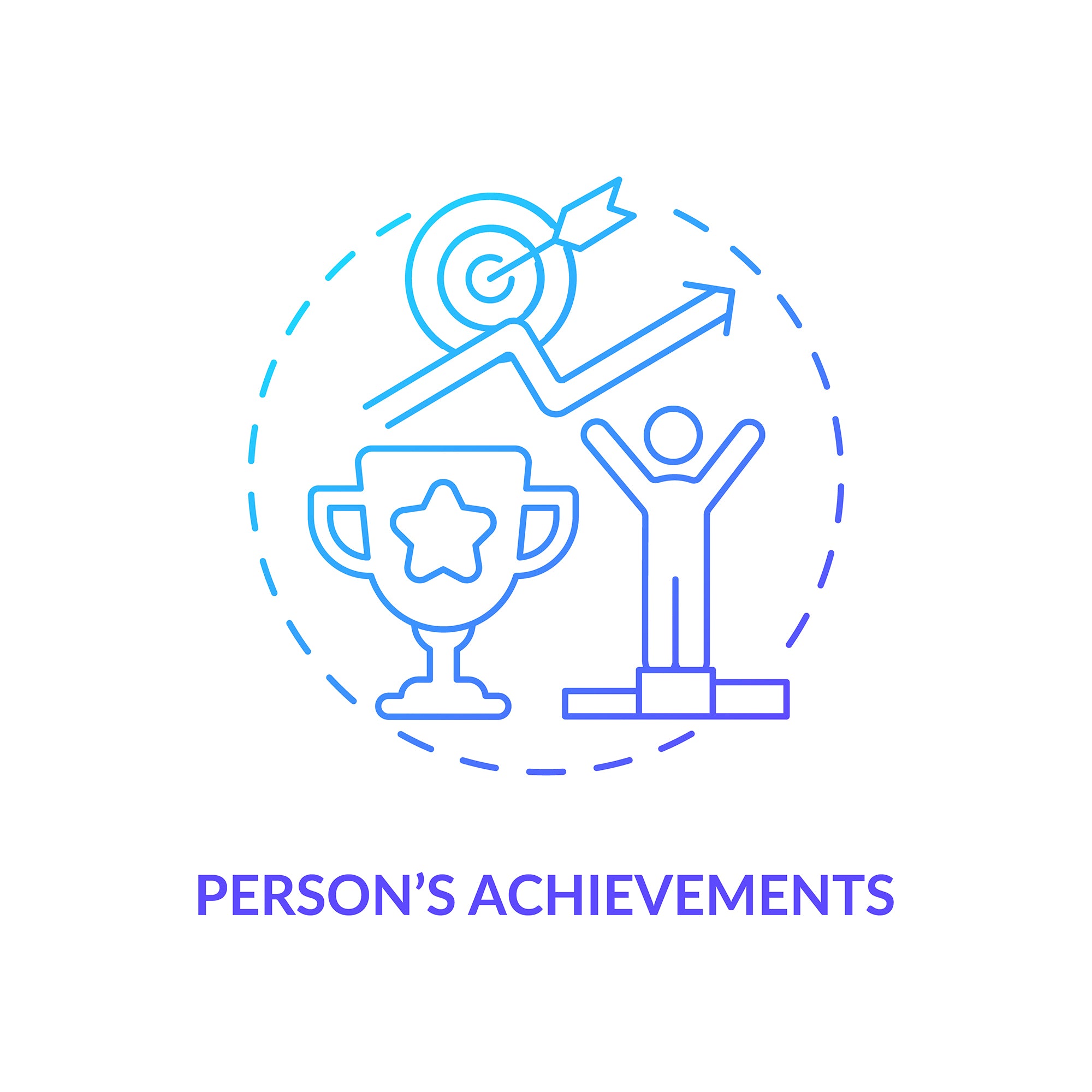 Personal brand concept icons bundle