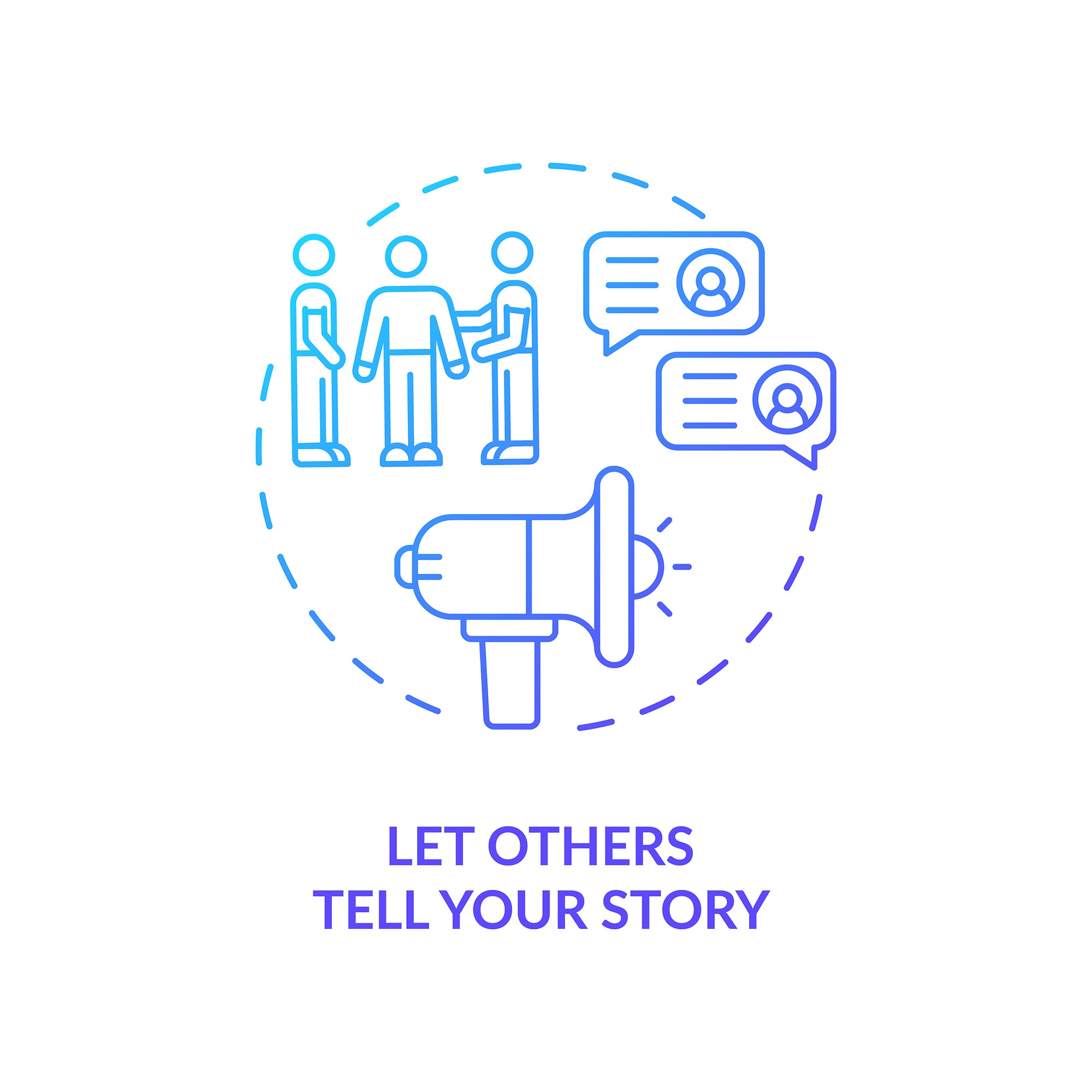 Personal brand concept icons bundle