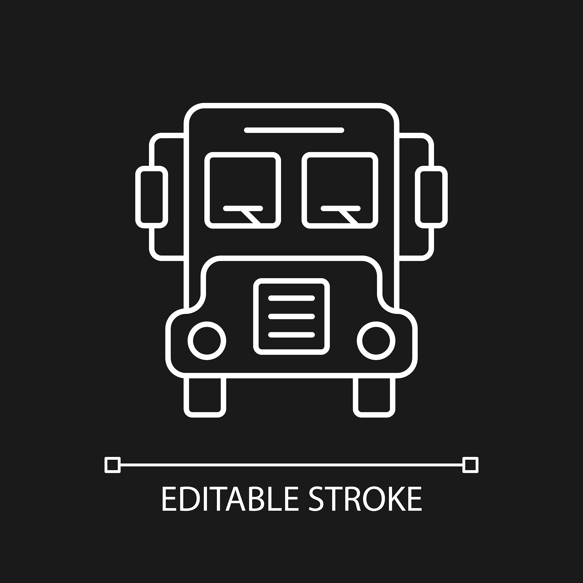 Everyday routine linear icons set for dark and light mode set