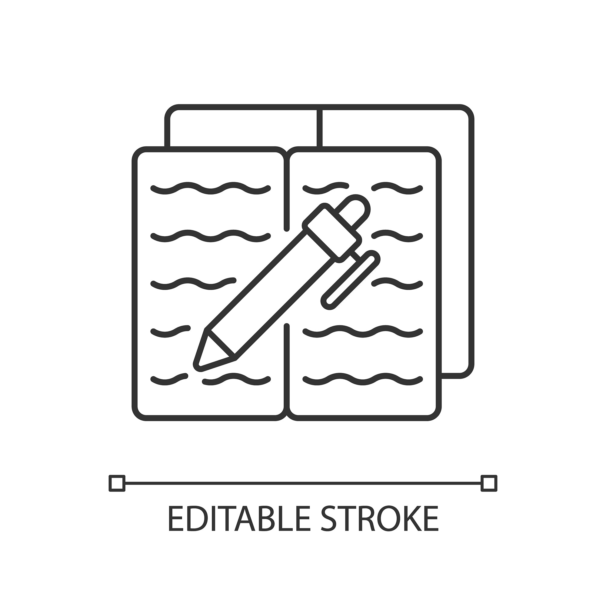 Everyday routine linear icons set for dark and light mode set