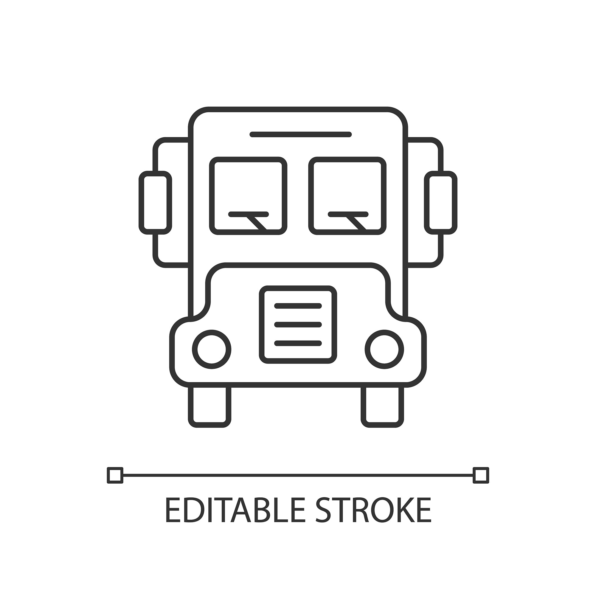 Everyday routine linear icons set for dark and light mode set