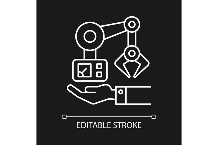 Business assets linear icons set for dark and light mode