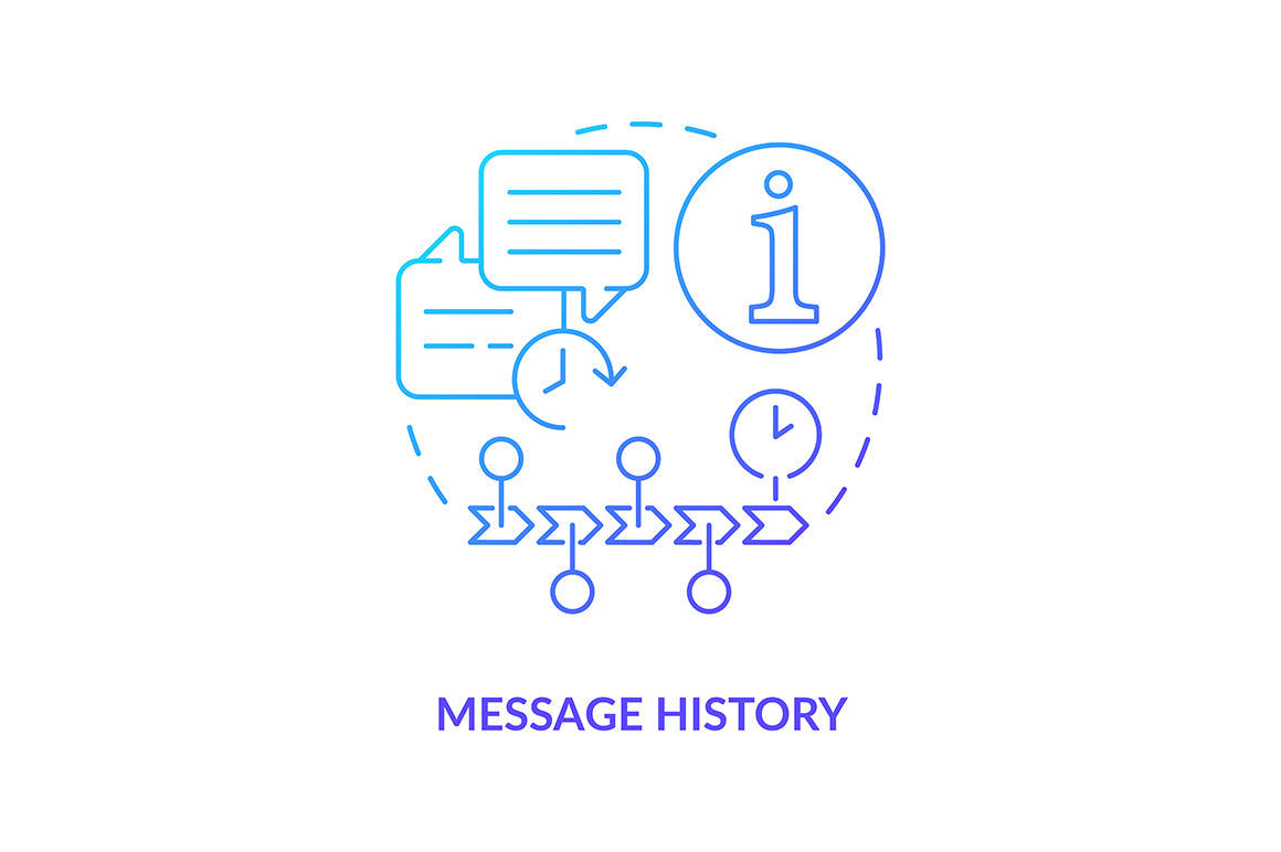 Unlimited Chatting Concept Icons Bundle