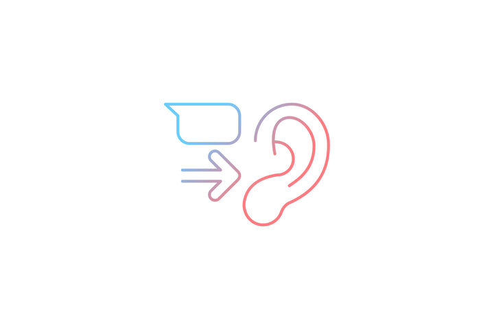 Communication channel gradient icons set for dark and light mode