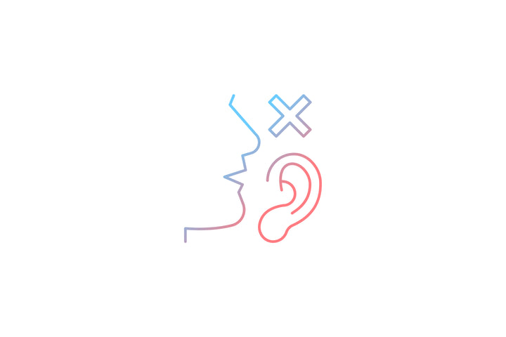 Communication channel gradient icons set for dark and light mode