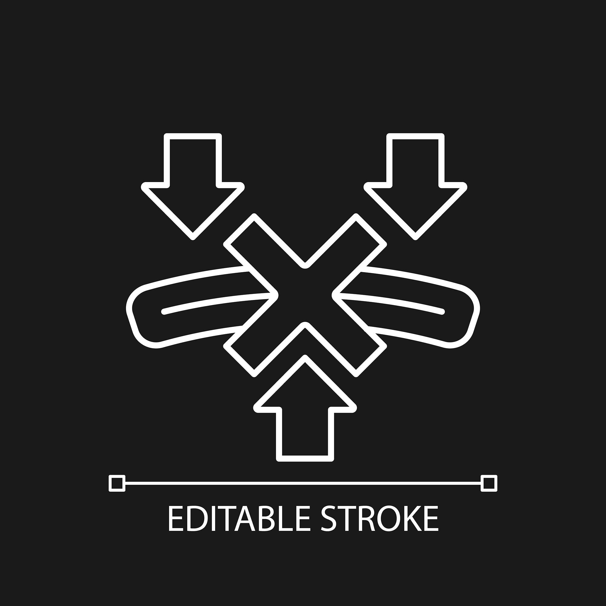 Power bank usage linear manual label icons set