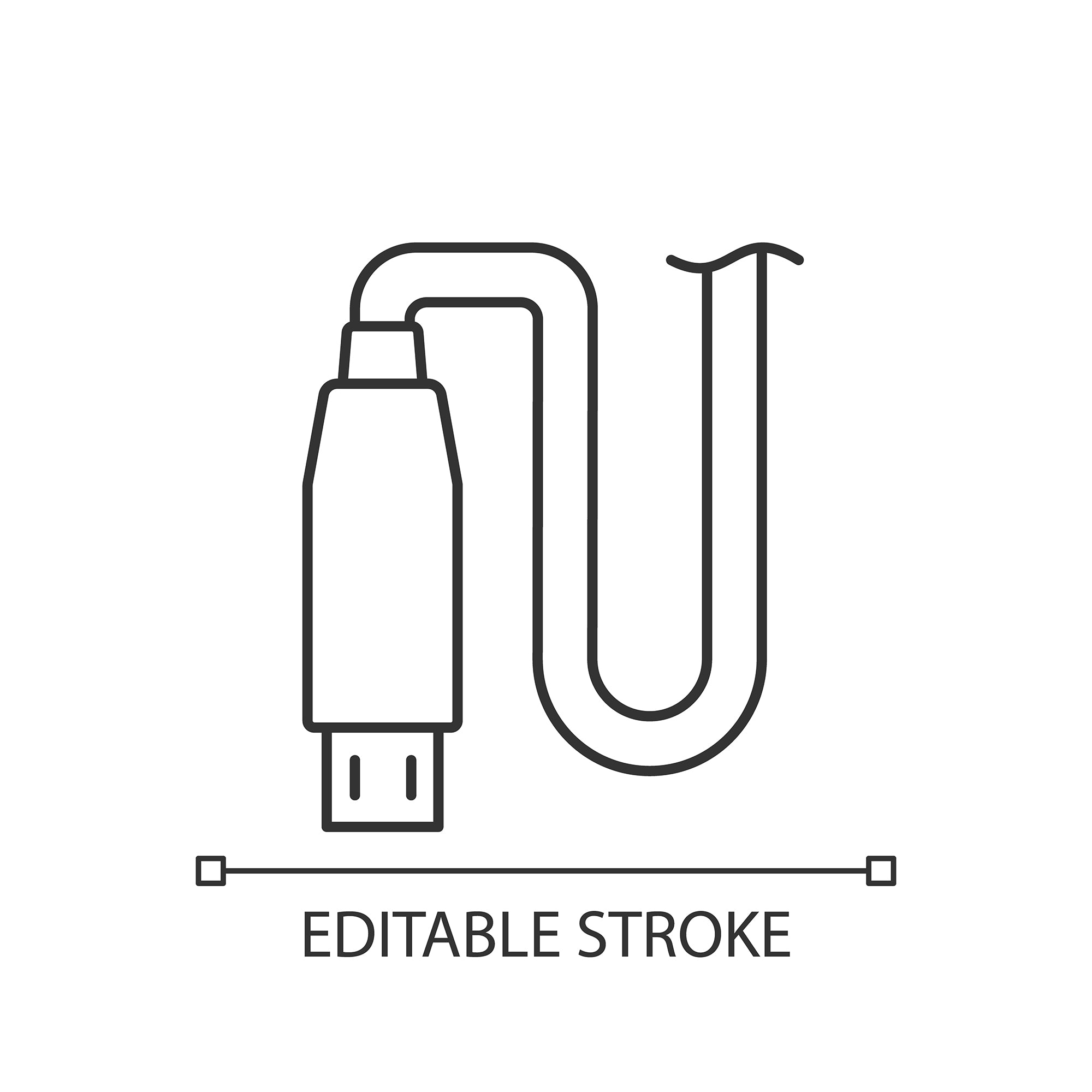 Power bank usage linear manual label icons set