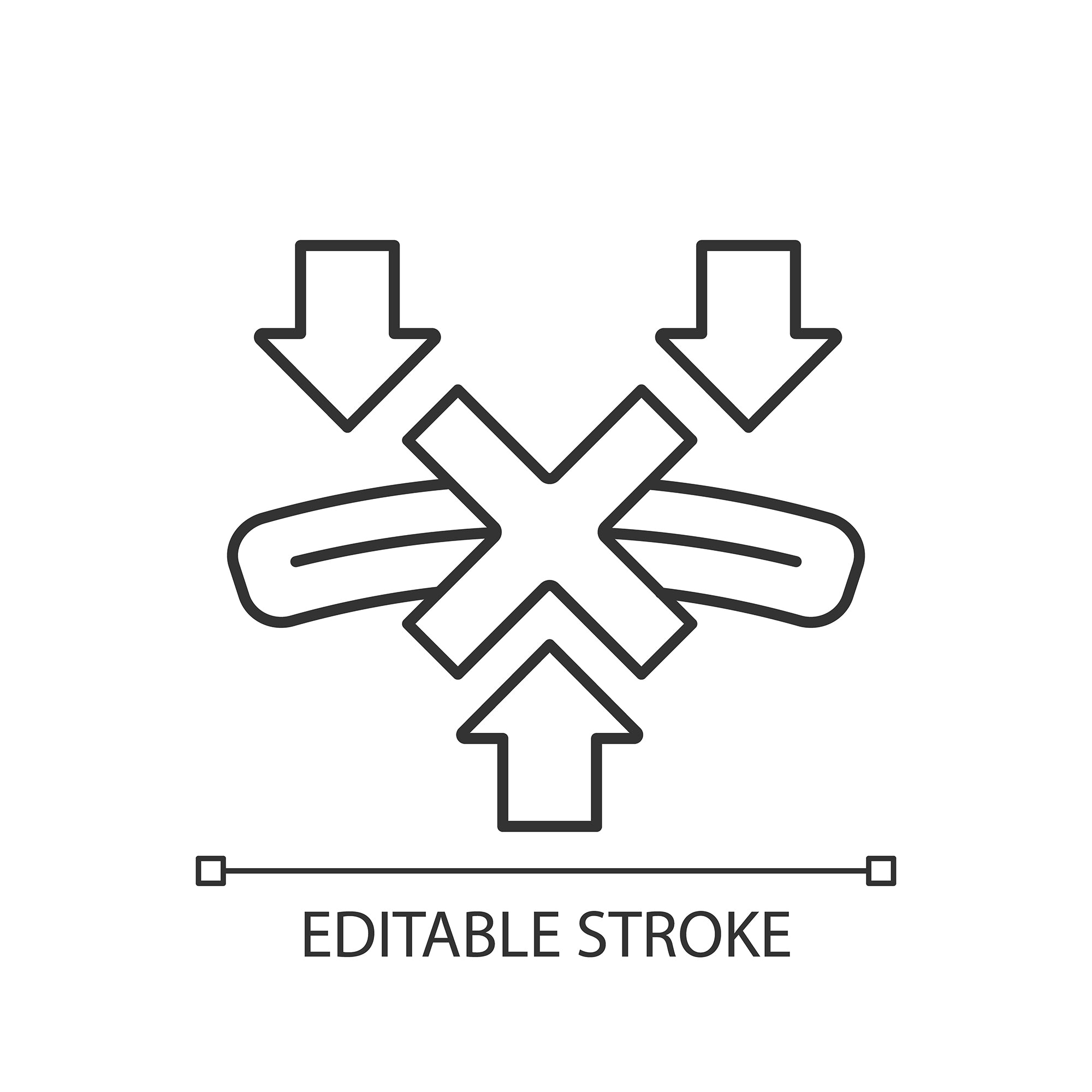 Power bank usage linear manual label icons set