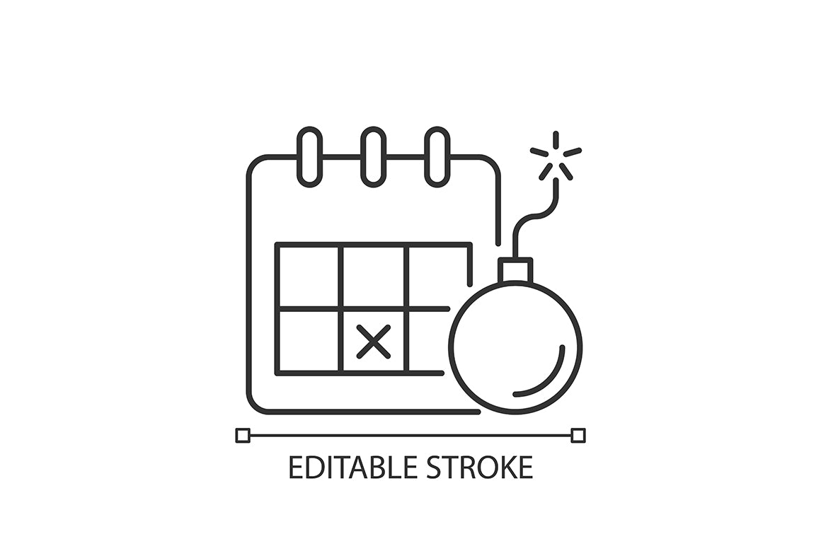 Motivation linear icons set for dark and light mode. Editable Stroke