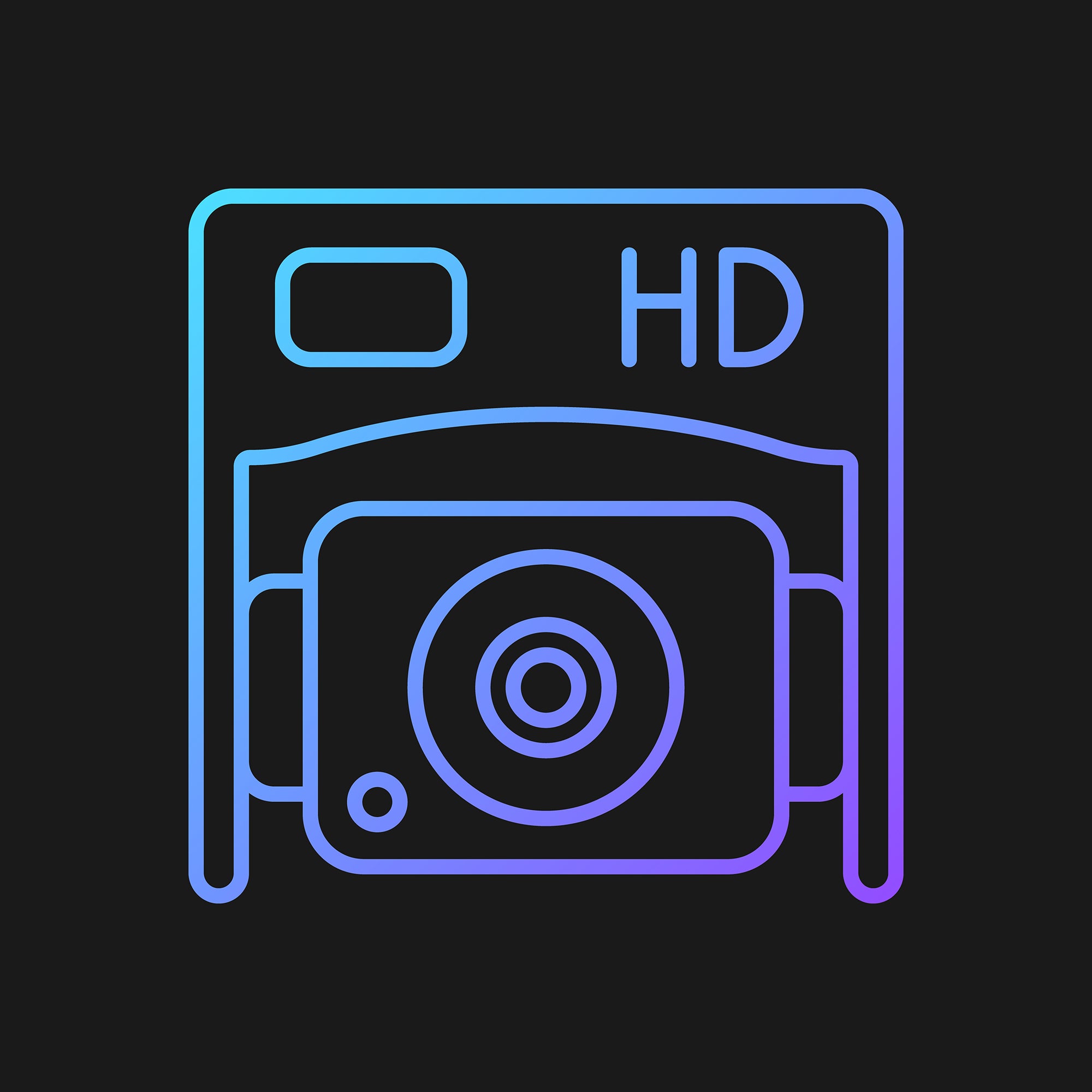 Drone usage gradient manual label icons set for dark and light mode set