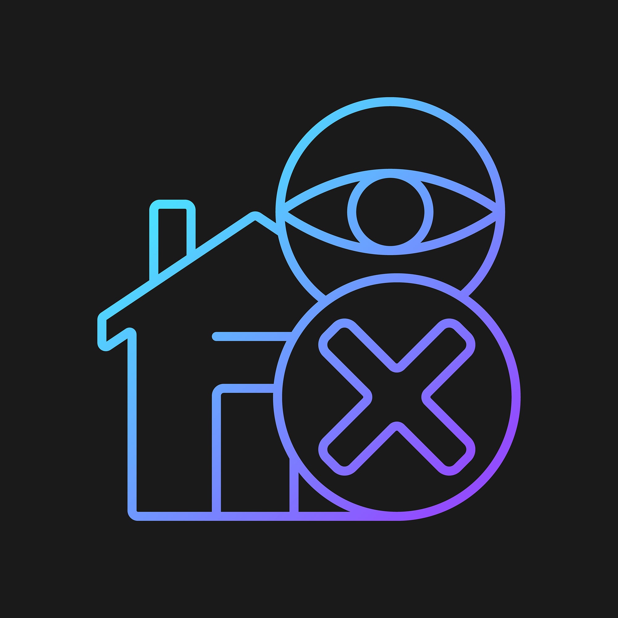 Drone usage gradient manual label icons set for dark and light mode set