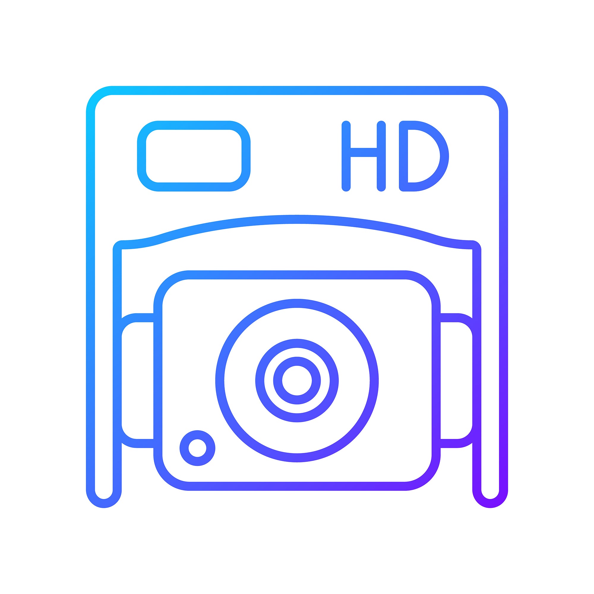 Drone usage gradient manual label icons set for dark and light mode set