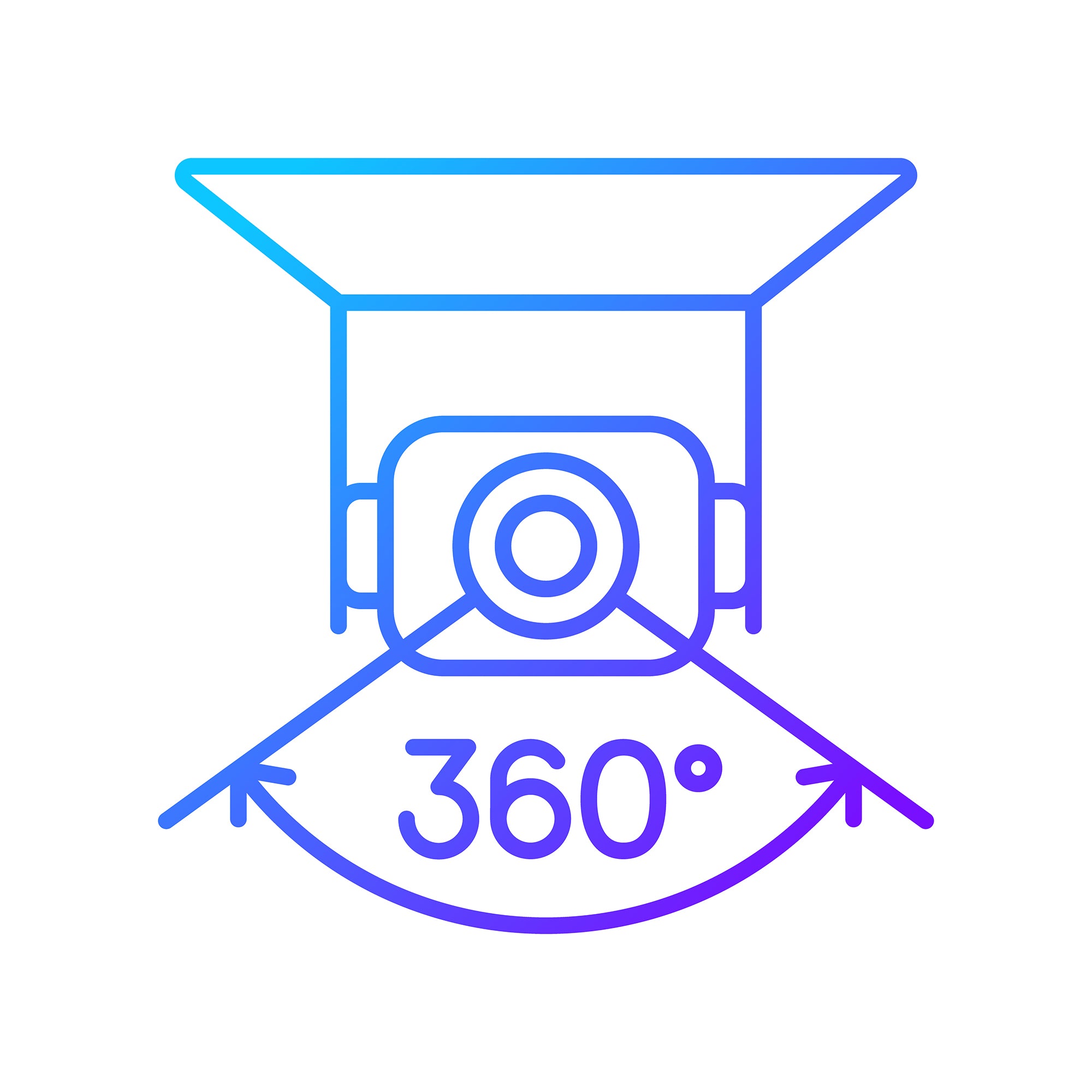 Drone usage gradient manual label icons set for dark and light mode set