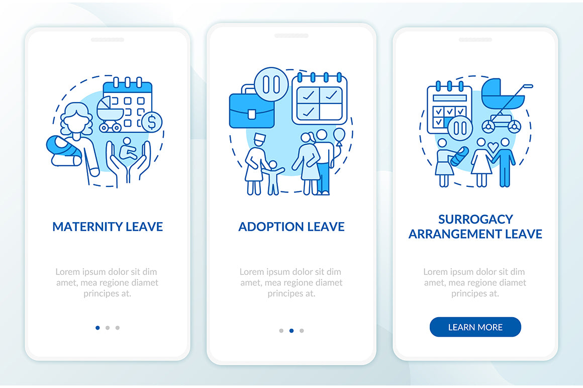 Maternity Leave Related App Page Bundle