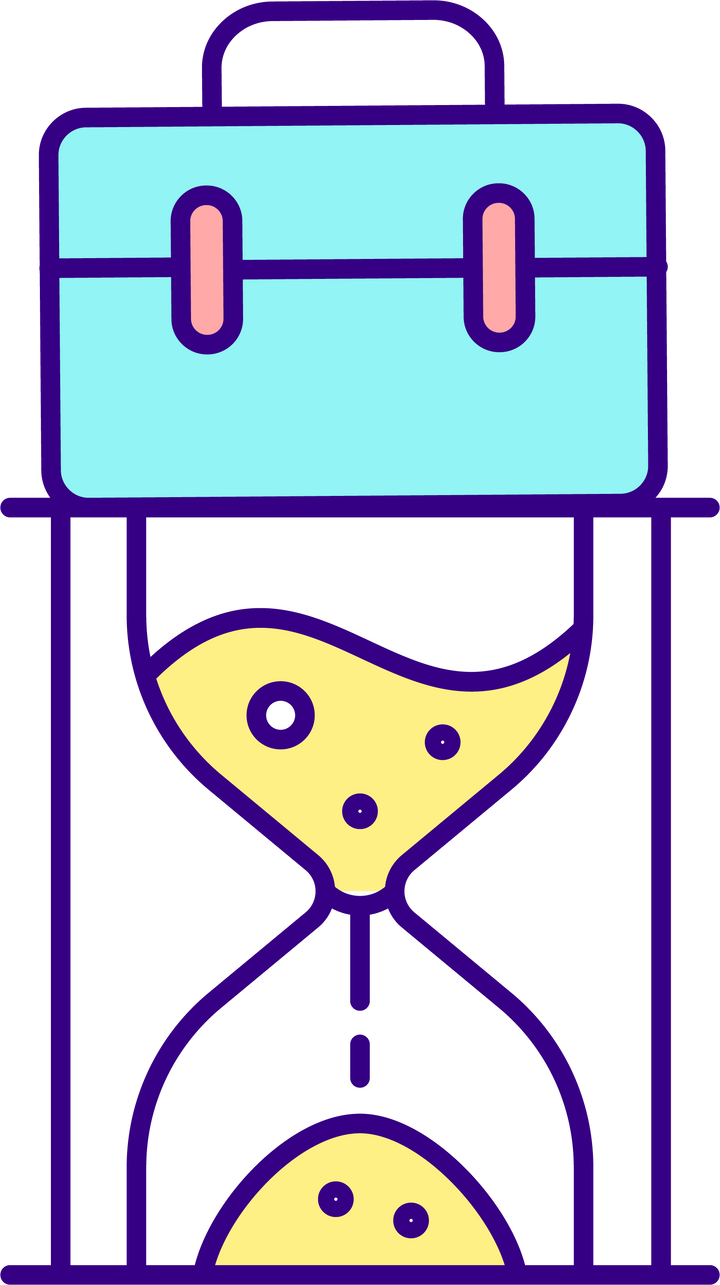 Maternity leave related RGB color icons set