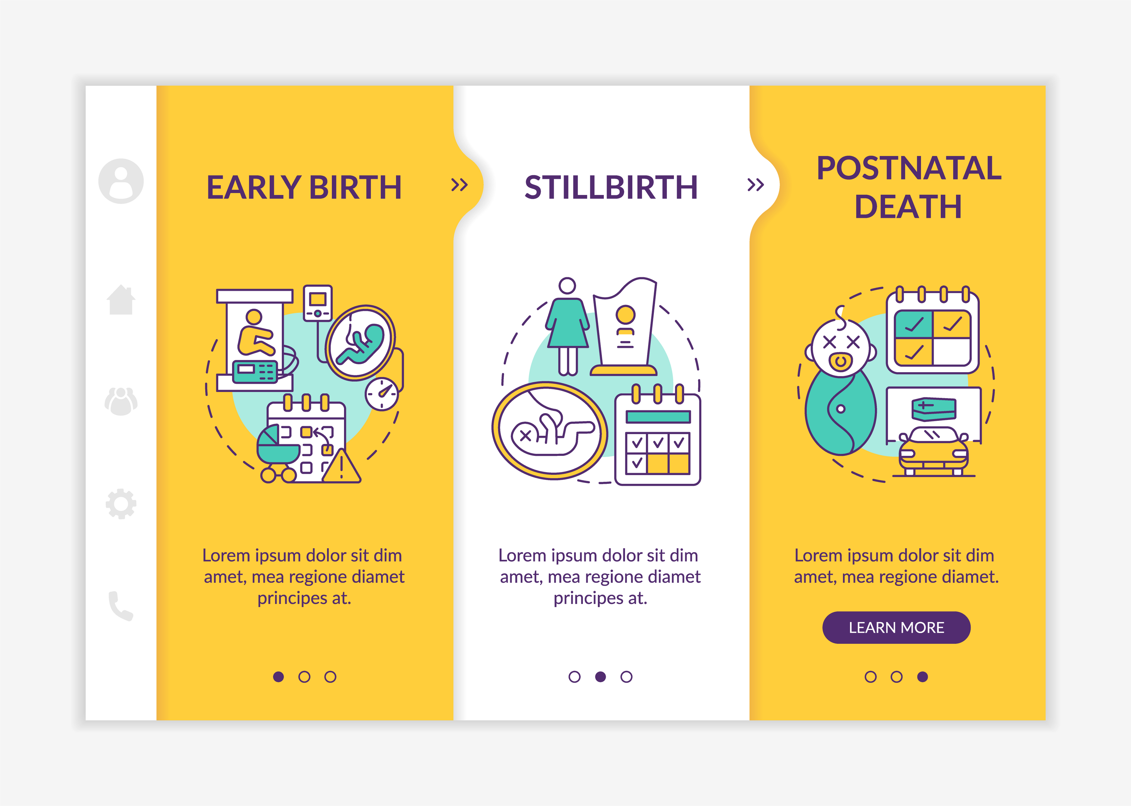 Maternity Leave Rights Vector Template