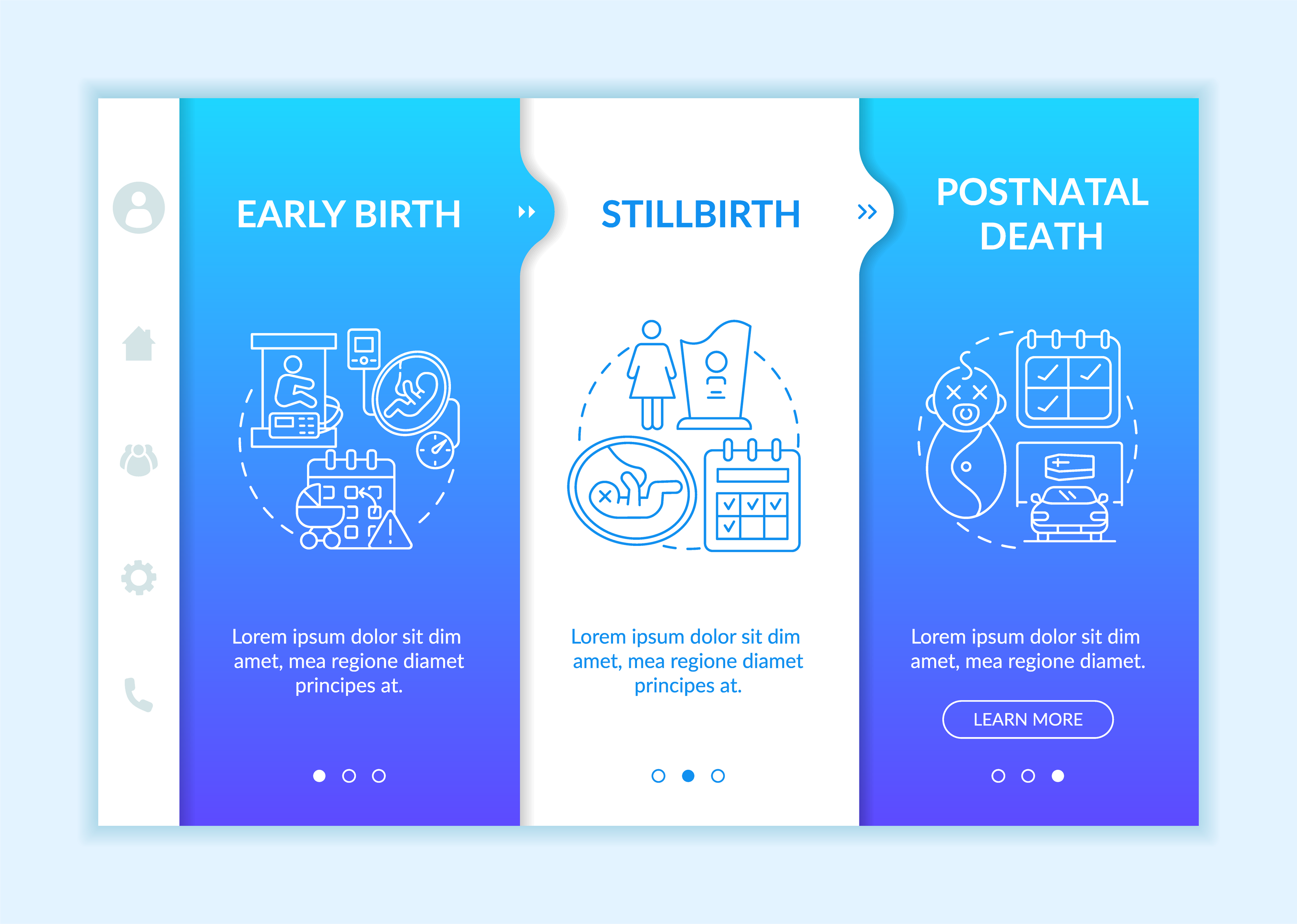 Maternity Leave Rights Vector Template