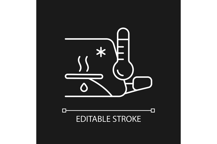 Auto racing linear icons set for dark and light mode